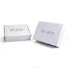 wholesale custom e flute white poly bubble mailer tab lock box with printed logo for subscription and garment