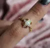 925 sterling silver oval signet ring is set with 16 gemstones gold big oval stone ring