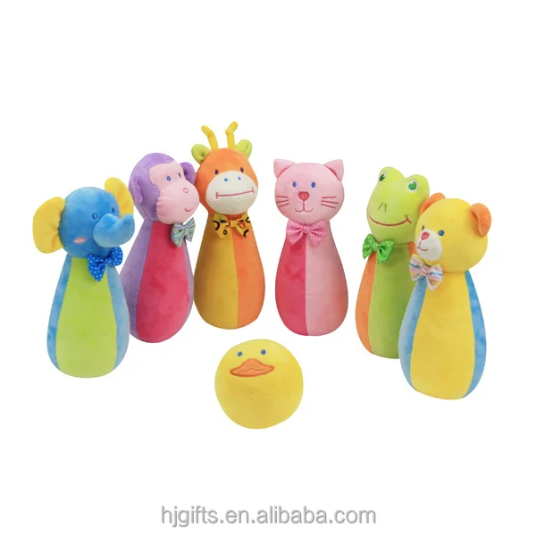 stuffed animal bowling set