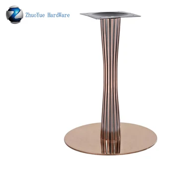 Rose Gold Metal Pedestal Br Table Bases Golden Dinning Legs Rose Gold Metal Pedestal Br Table Bases Golden Dinning Legs For Restaurant
