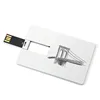 Metal Credit Bank Card Shape USB flash Drive custom lgoo usb business card gift flash memory