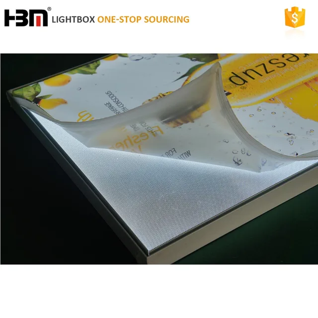Seg Aluminum Banner Frame System Led Illuminated Lgp Panel Signage