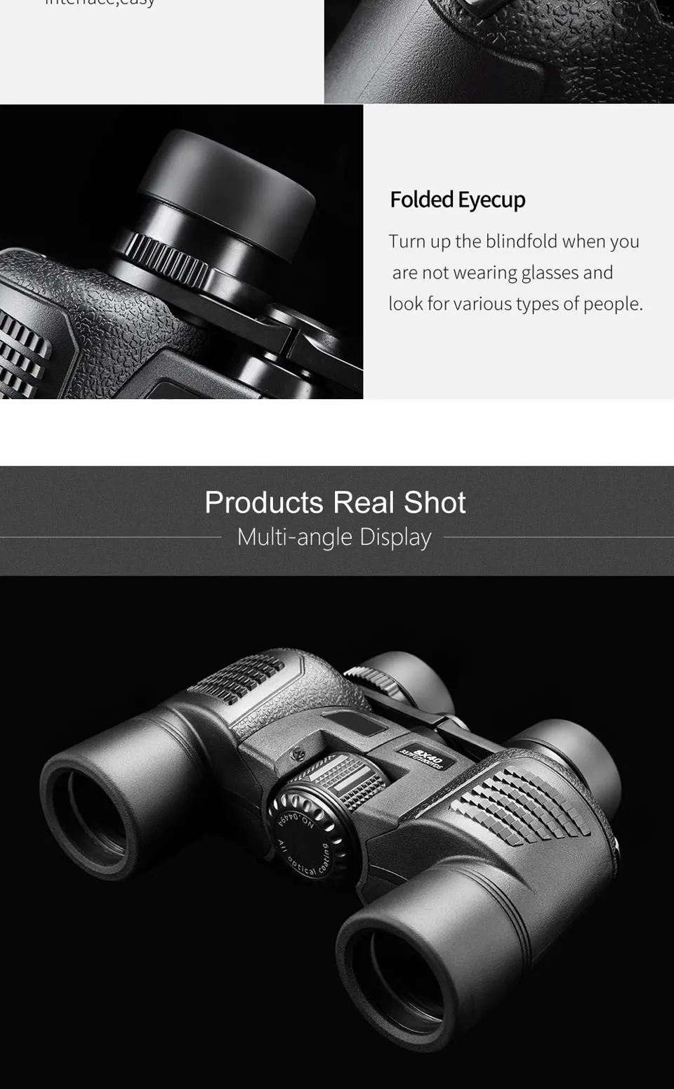 The Latest Thermal Binoculars 8x40 Waterproof Binoculars High Powered