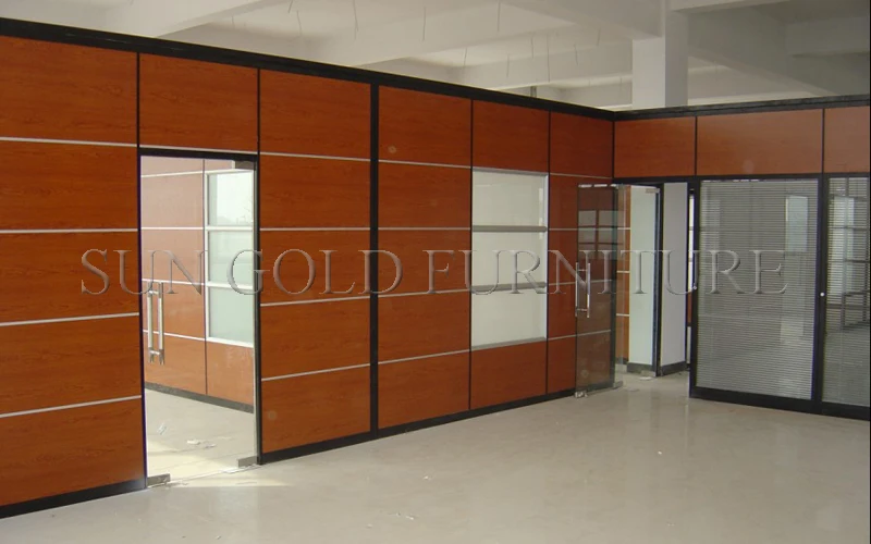 Soundproof Office Partition Wall Office Partition In Wood ( Szws035