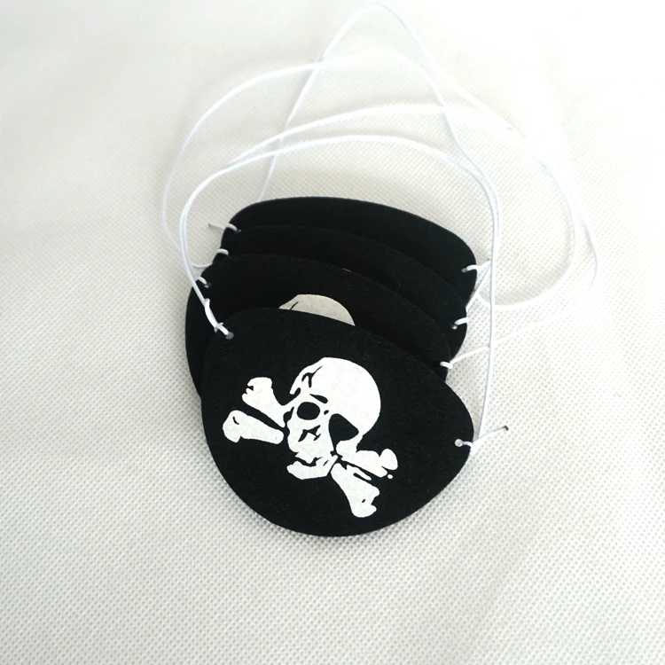 Wholesale One Eye Mask Funny Party Custom Pirate Felt Eye Mask With