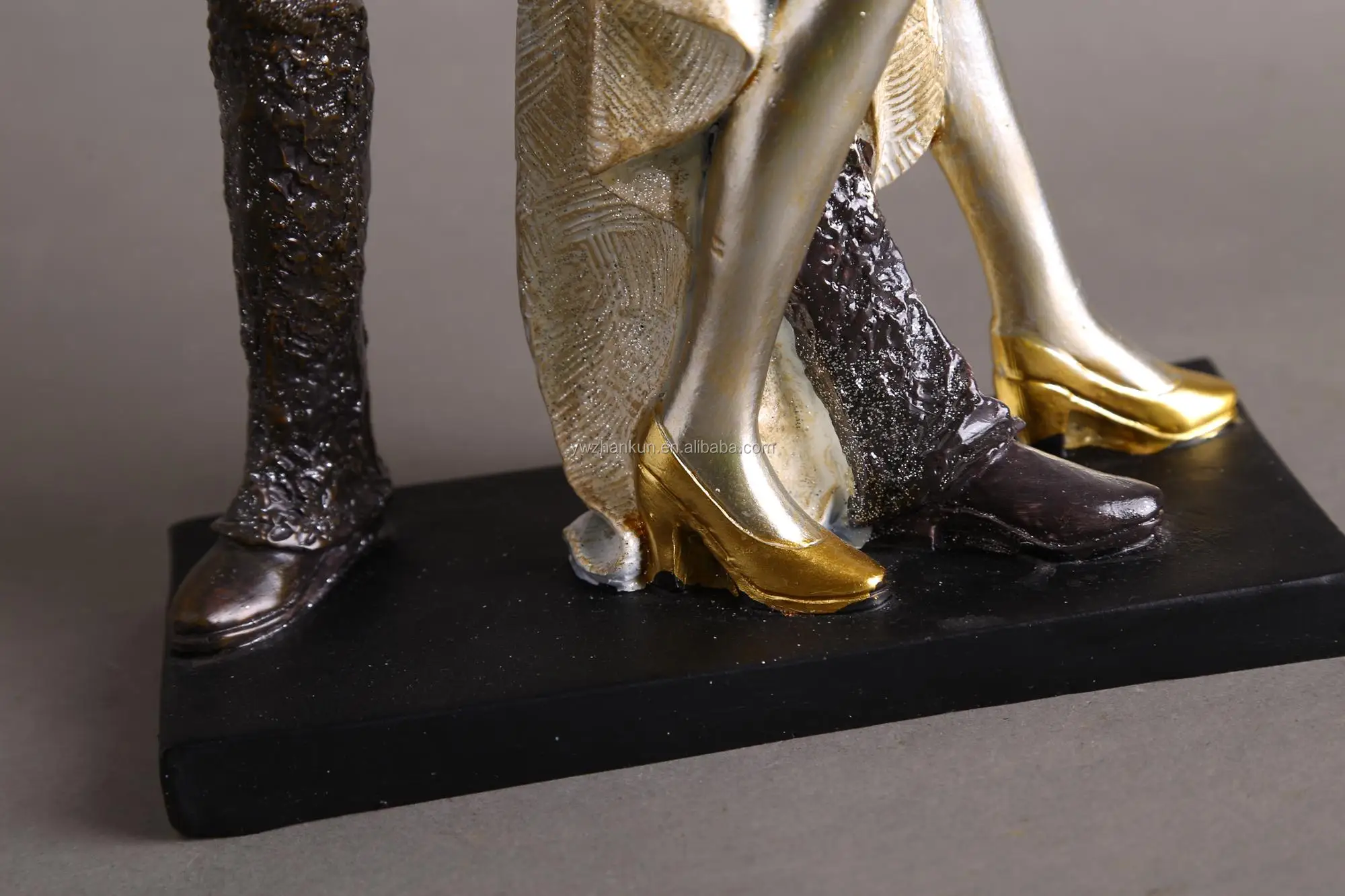 Romantic Resin Swing Couple Dancer Statue Buy Love Couple Statue