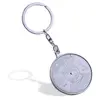 Trendy Fashion Custom Engraved Stainless Steel Car Metal Keyring Key Ring Chain Keychain