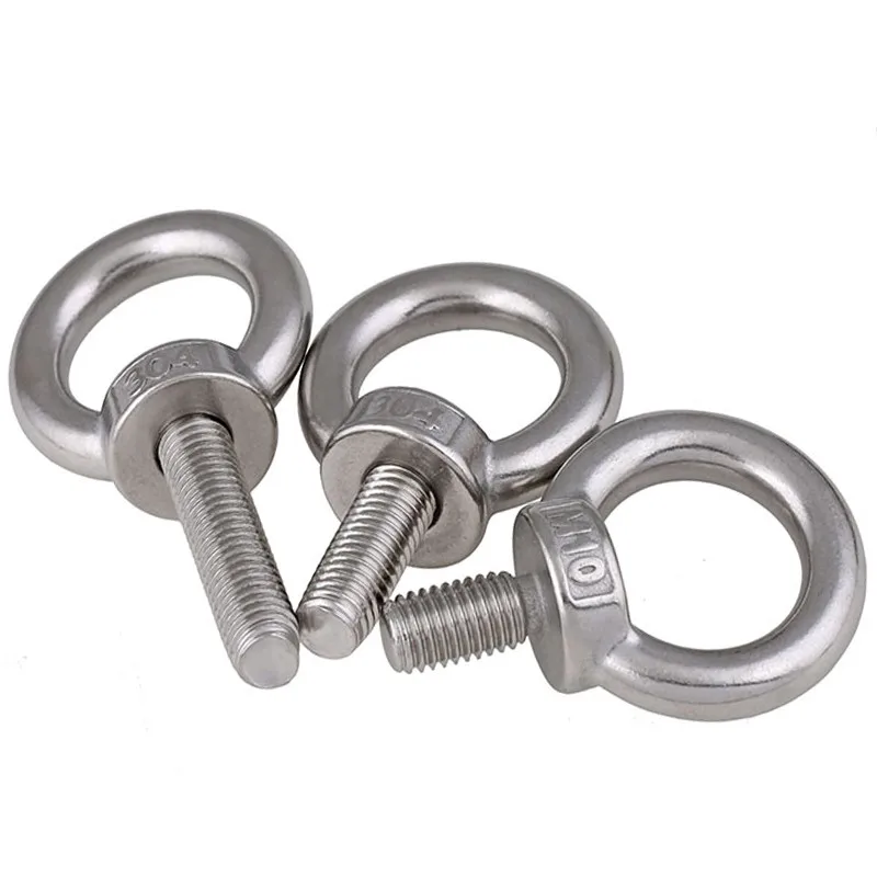 M42 M48 Ss316 A4 Stainless Steel Lifting Round Eye Bolt Din580 Buy Stainless Steel Eye Bolt