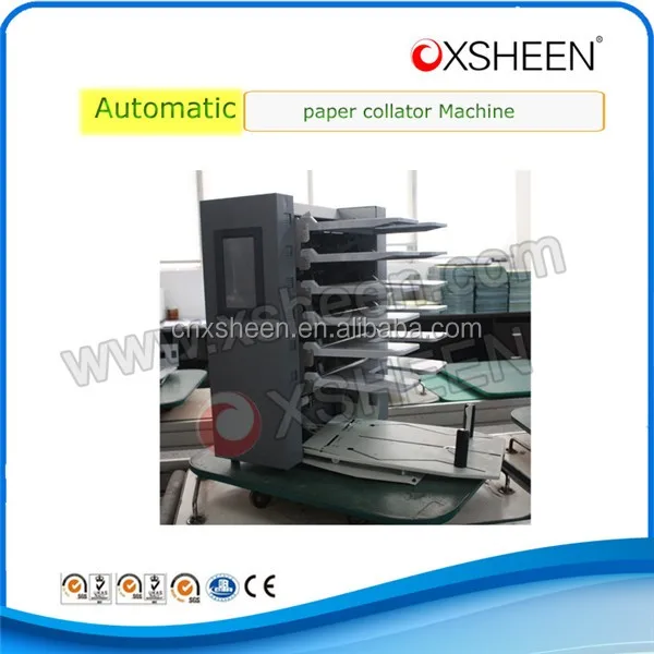 Easy operated paper collator, best office paper gathering machine.jpg