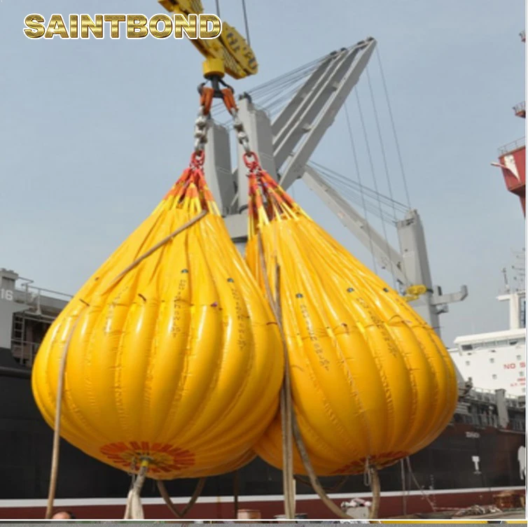 Proof Buoyancy Bag Crane Offshore Filled 35t Test Weight Water Bags