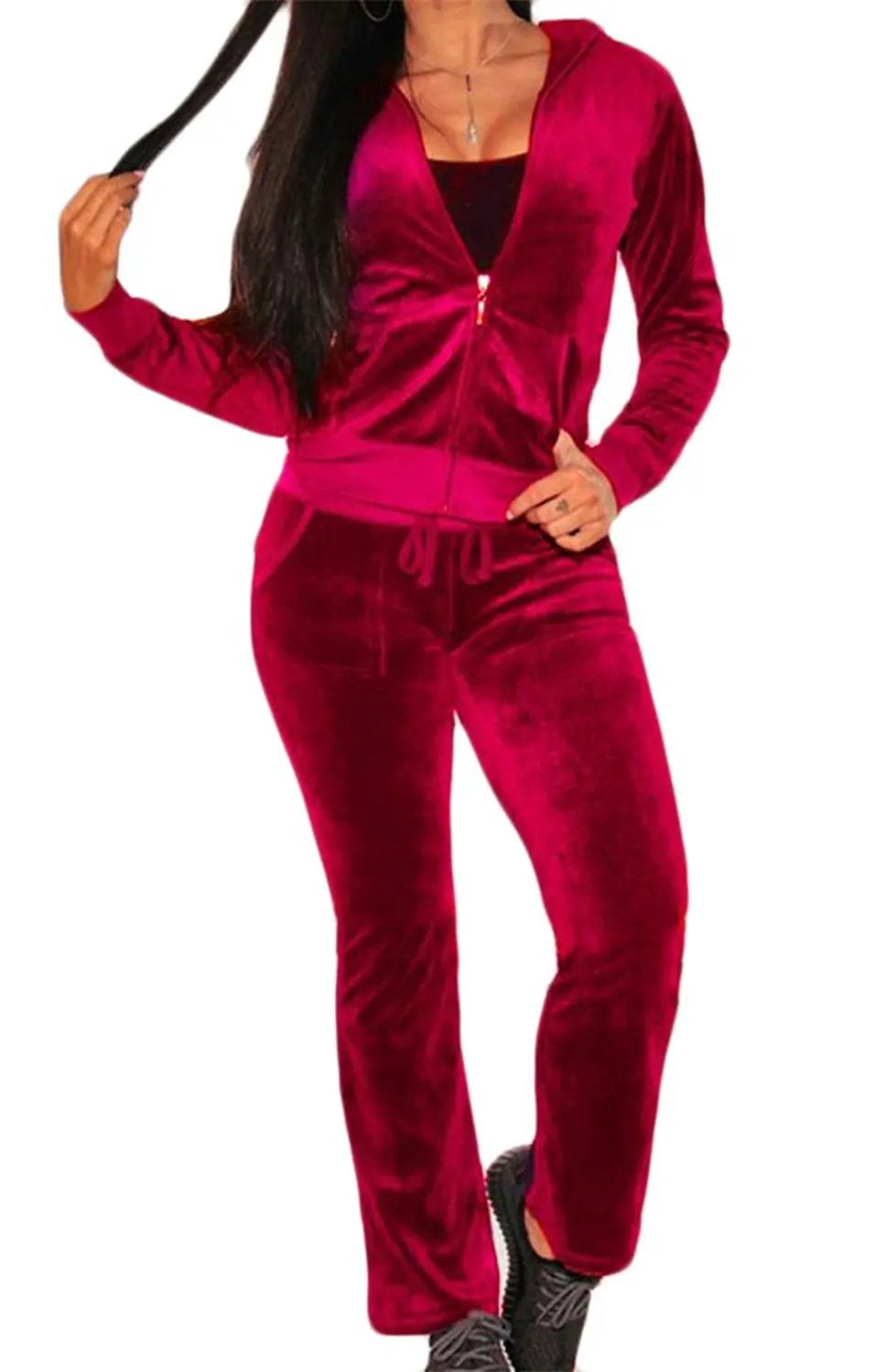 Ladies velour tracksuits online Clearance