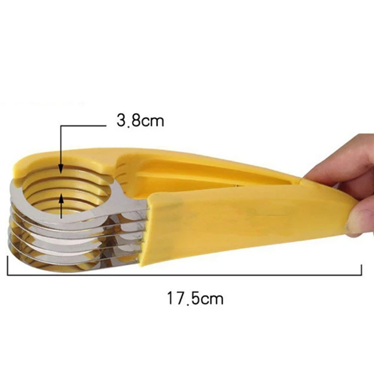 Abs + Stainless Steel Fruit Salad Peeler Cutter Banana Slicer For ...