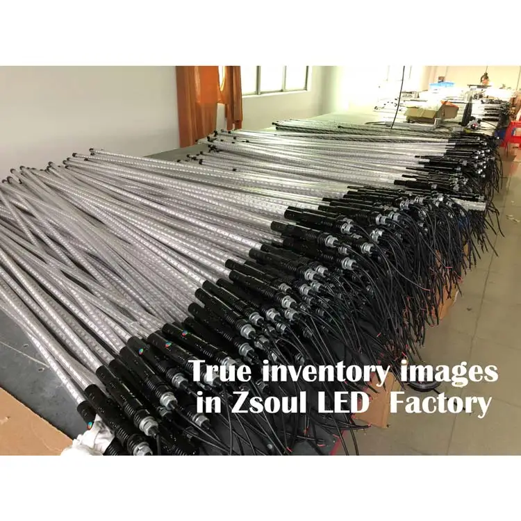 Rainbow Function Coiled Led Custom Atv Whip Flags By Remote Control 4ft