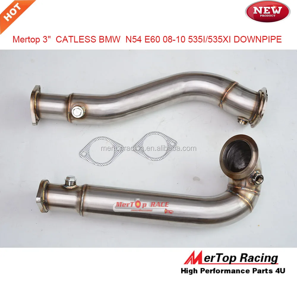 3/" Stainless Racing Cutout 3-Bolt Flange Catback Exhaust Downpipe//Dump Pipe