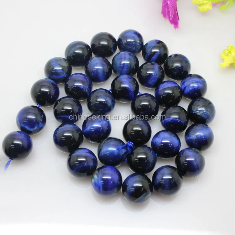 blue tiger eye beads