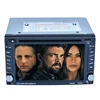 Universal 2 din Indash video stereo system double din car cd dvd mp3 player radio