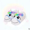 2019 Factory Price Super Soft Handmade Plush Unicorn Colorful Animal Slippers Cute Design For Adults kids fashion lady slipper