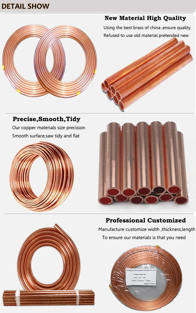 C1100 C12200 Refrigeration Pure Copper Tube Pipe Price Per Meter Buy