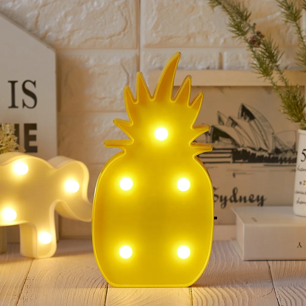 Led Battery Operated Pineapple Table Lamp,Pineapple Lights,Pineapple