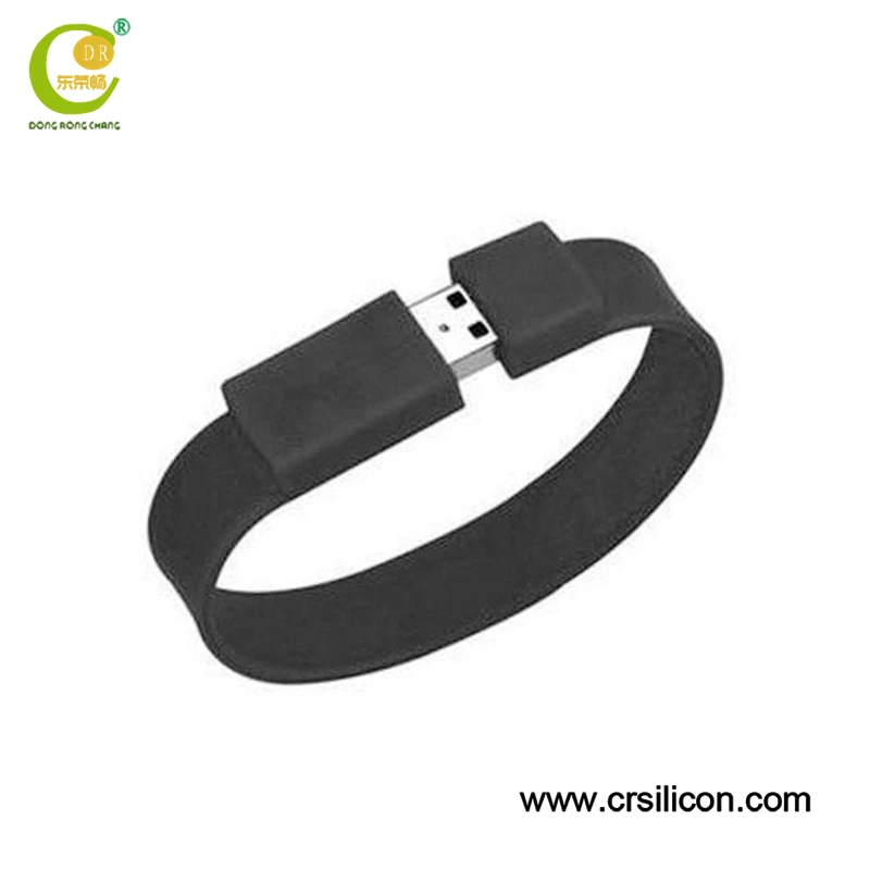 Stock Custom Color Bracelet 32gb 16gb 8gb Usb 2.0 Flash Drive Usb Flash