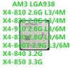 AMD PhenomX4 840 810 830 850 910 820 CPU quad core AM3 LGA938 ready stock best offer