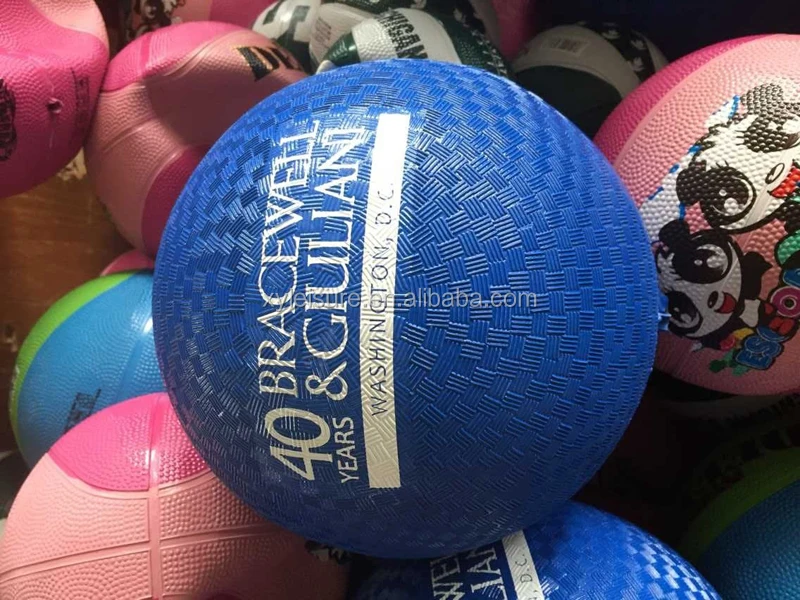 Custom 5'' 7'' 8.5'' Rubber Playground Ball Buy Playground Ball