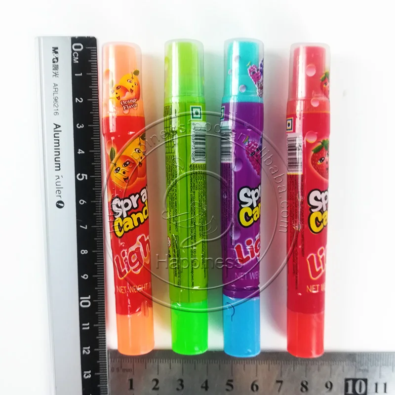 Sweet Liquid Fruit Fruity Colorful Light Spray Candy Buy Light Spray