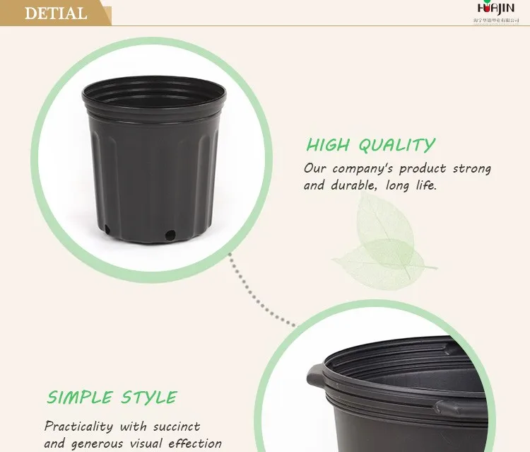 All Sizes 1,2,3,5,7,10,14,15,20 Gallon Plastic Nursery Pots Buy Cheap