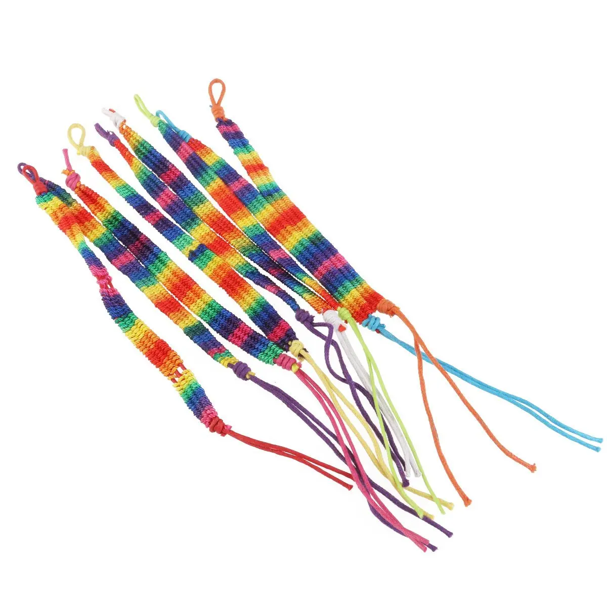 Bestoyard Braided Bracelet 9pcs Handmade Thread Bestoyard Braided Bracelet 9pcs Handmade Thread Friendship Bracelets Wrist Ankle Random Color