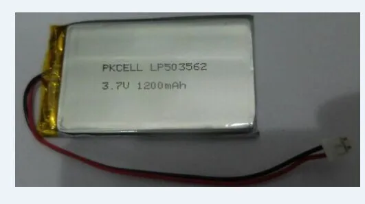 LP503562 1200mAh 3.7V