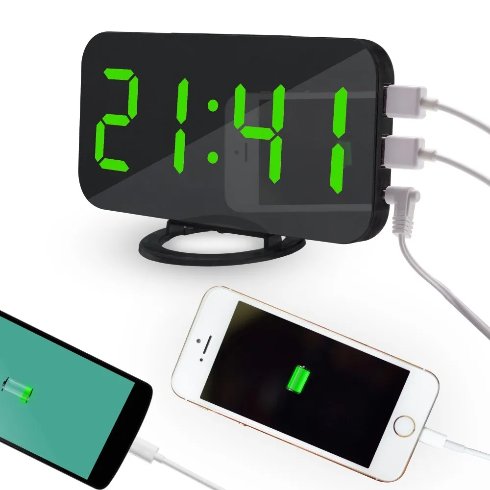 alarm clock with wireless phone charger