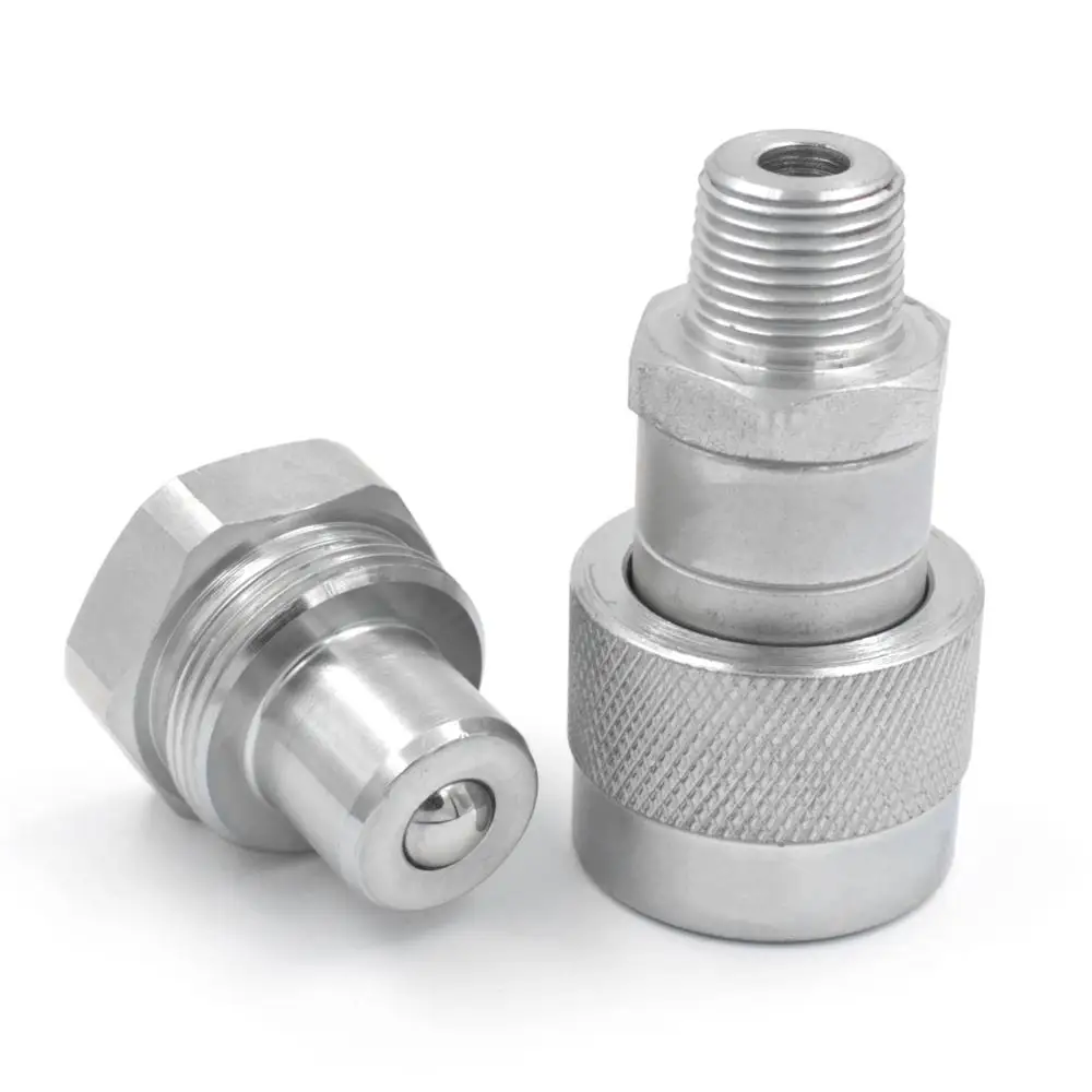 3//8/" NPT hembra acoplador Hidráulico Enerpac compatible Válvula de bola ISO14540