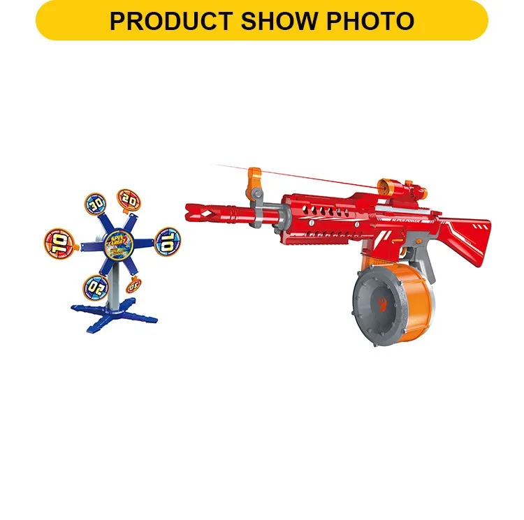 Hot Sale Plastic Electric Soft Bullet Gun Toy With Telescopes & Infra