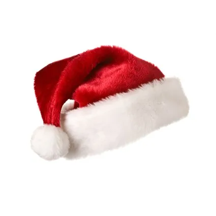 black and red santa hat