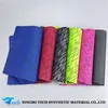 Lightning Print Knit Fabric With Mesh Cheap Flyknit Material For Sports Shoe Upper