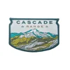 Personal Logo Mountain Woven Label For Hat Patches