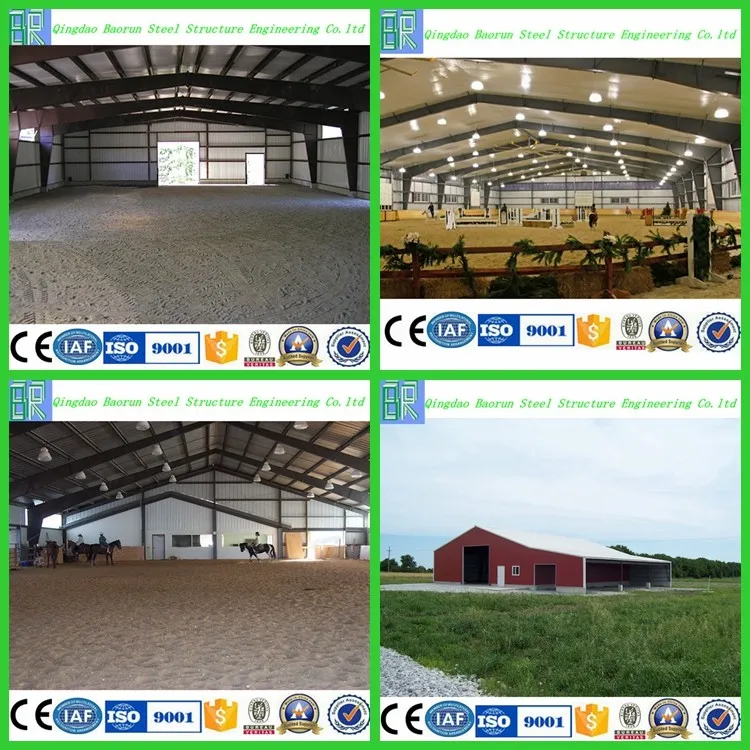 High Quality Prefabricated steel structure cow shed