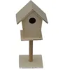 2017 new design customized wooden birdhouse ;Nest shape for sale ,new unfinished wooden birdhouse