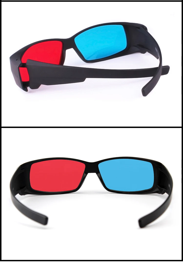 Best Polarized Red And Blue Lens 3d Glasses For Lcd Movie Video Buy Red / Blue Lens 3d Glasses