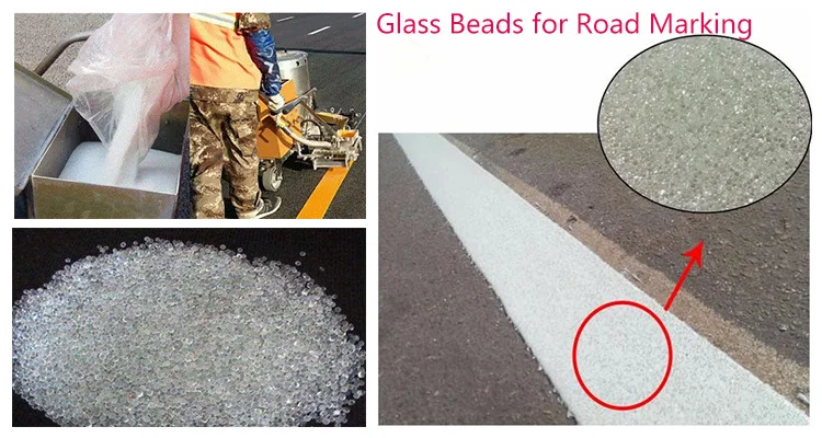 Glass beads manufacturer for road marking, sandblasting media, weight blanket and toy stuffing -5-