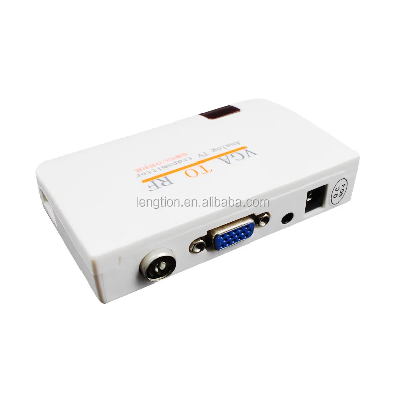 Vga To Rf Coaxial Tv Antenna Converter Buy Vga To Rf Coaxial Tv
