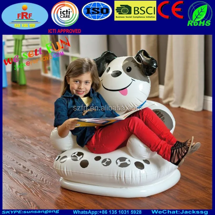 Kids Fun Inflatable Dog Shape Chair,Inflatable Animal Shape Chair Buy