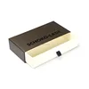wholesale black packaging box rigid black gift cigar boxes paper packing printed drawer cardboard paper box