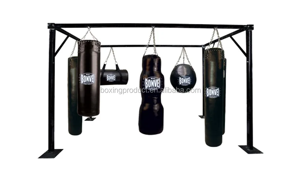 Multistation Bag Rack/heavy Bag Showing Station/wall Mount Bag Rack