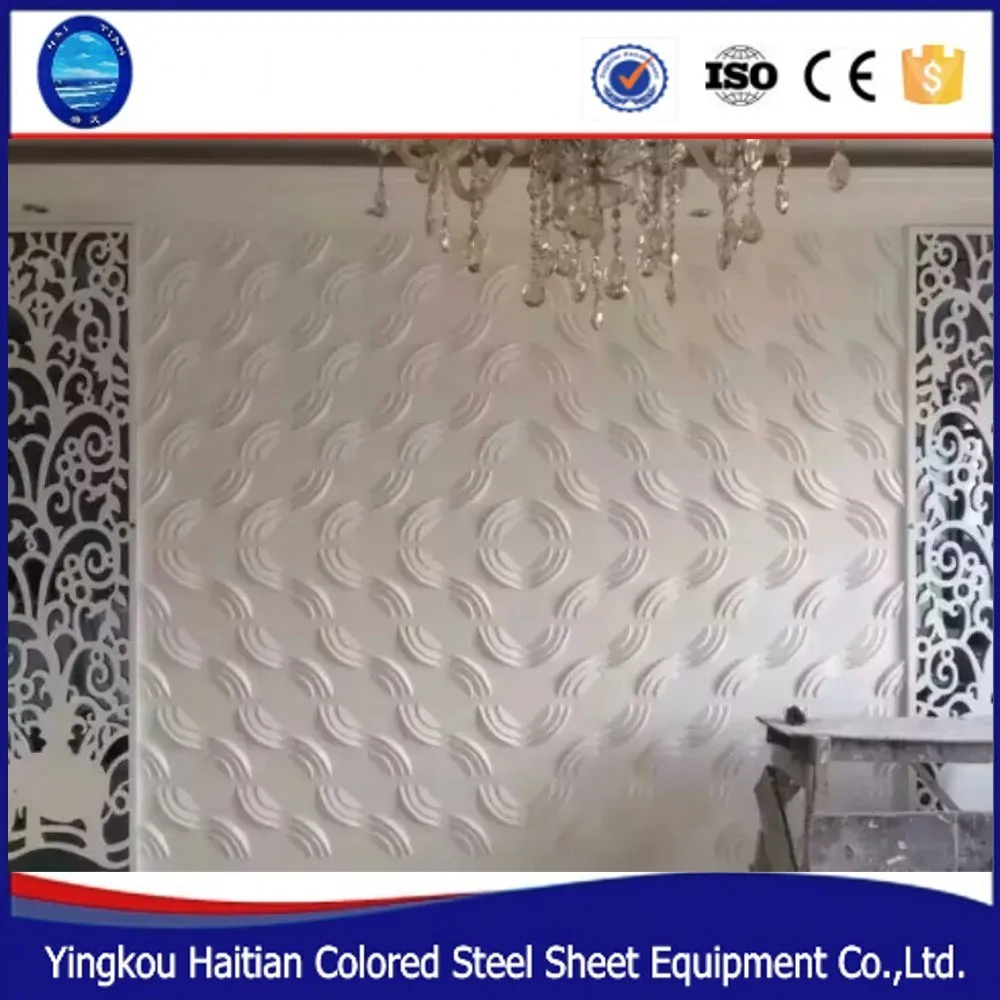 Interieur tv achtergrond decoratieve muur panel lichtgewicht 3d ...