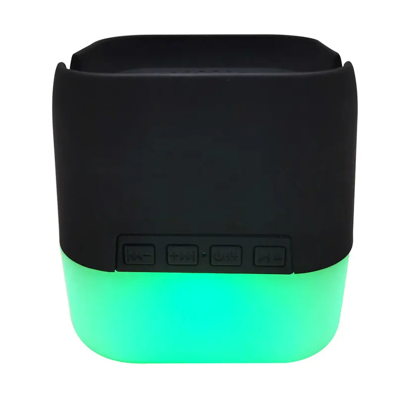 2019 New LED mini portable Bluetooth Speaker with mobile phone holder case muti-function night light wireless speakers - ANKUX.COM