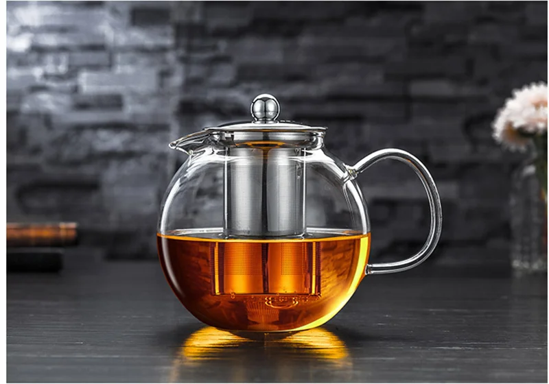 Borosilicate Glass Tea Pot For Boiling Chinese Gongfu Tea Buy Teapot