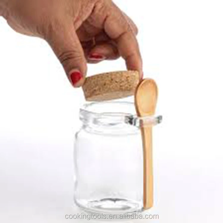 Ft302s Wholesale Body Scrub Jars Honey Glass Bottle Vial Spice Jar