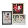 2019 Family rules collage photo frame with 8 opening for three 4"*6" and one 4"*4"photos wall hanging display for personalized