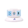 extension cable 15A usb intelligent charger three holes socket